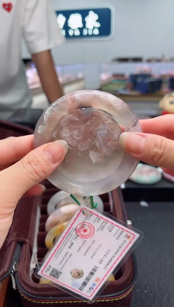 石英质玉手镯未镶嵌57圈口（赠品镯心）3511575