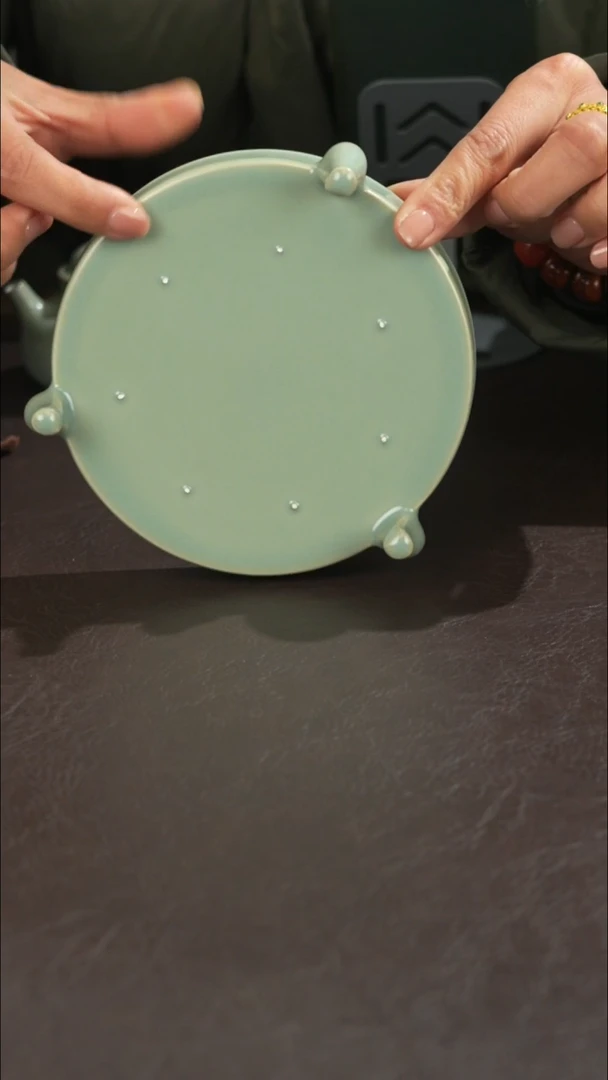 瓷宣宝汝瓷原矿原釉手工作品