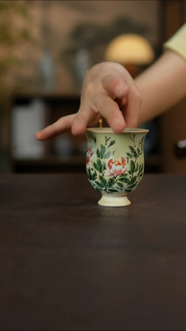 杯景德镇陶瓷杯碗柴烧多人瑕疵