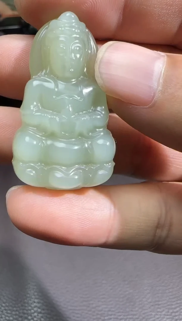 【闪购商品】和田玉【海120】18未镶嵌9005