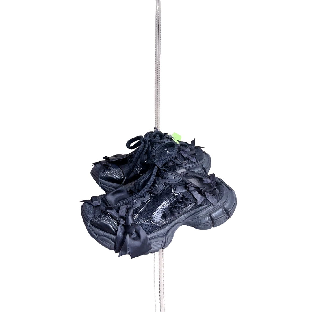 99新 Balenciaga/巴黎世家 3xl蝴蝶结半拖25ss 36码 d6061