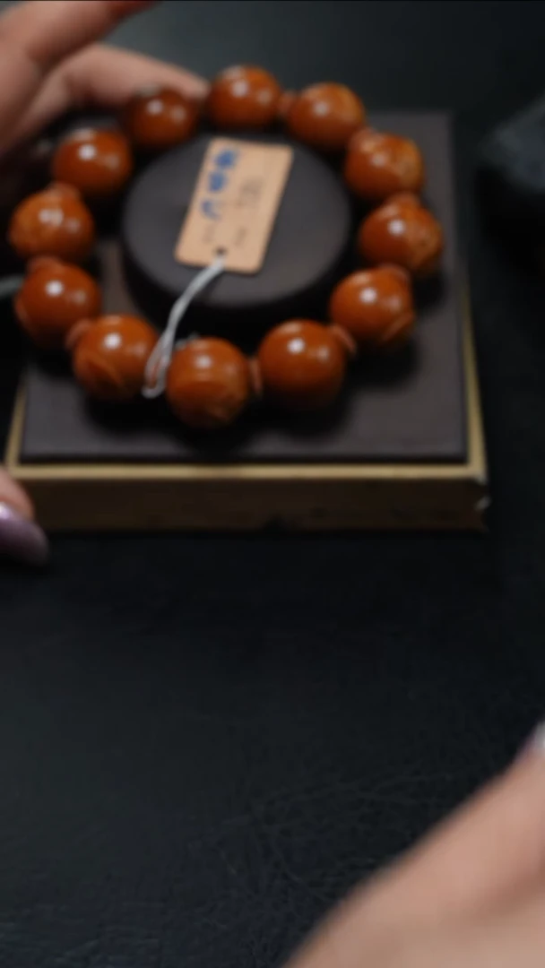 橄榄核手串/手链奇**猫鱼子精品核雕