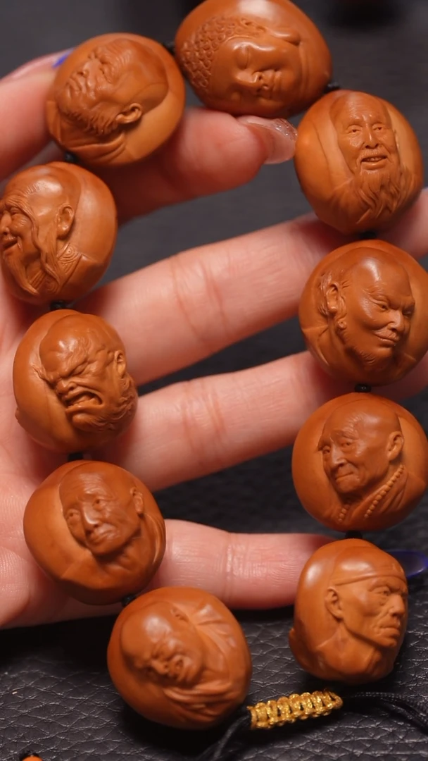 手串橄榄核2.4/双面十八罗汉