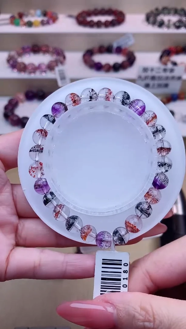 未镶嵌手串水晶毒液超七单圈7m+