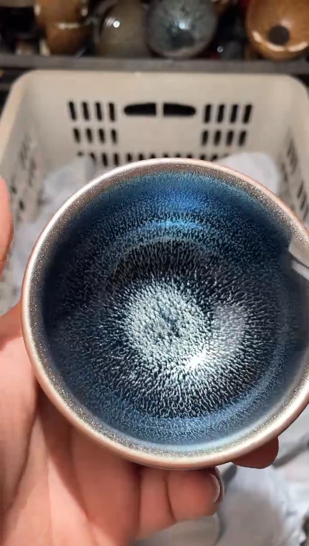 茶盏蓝麒麟将军杯
