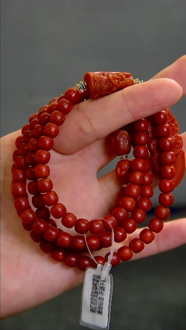 银S925镶嵌多圈南红玛瑙008ZB0915产品一个