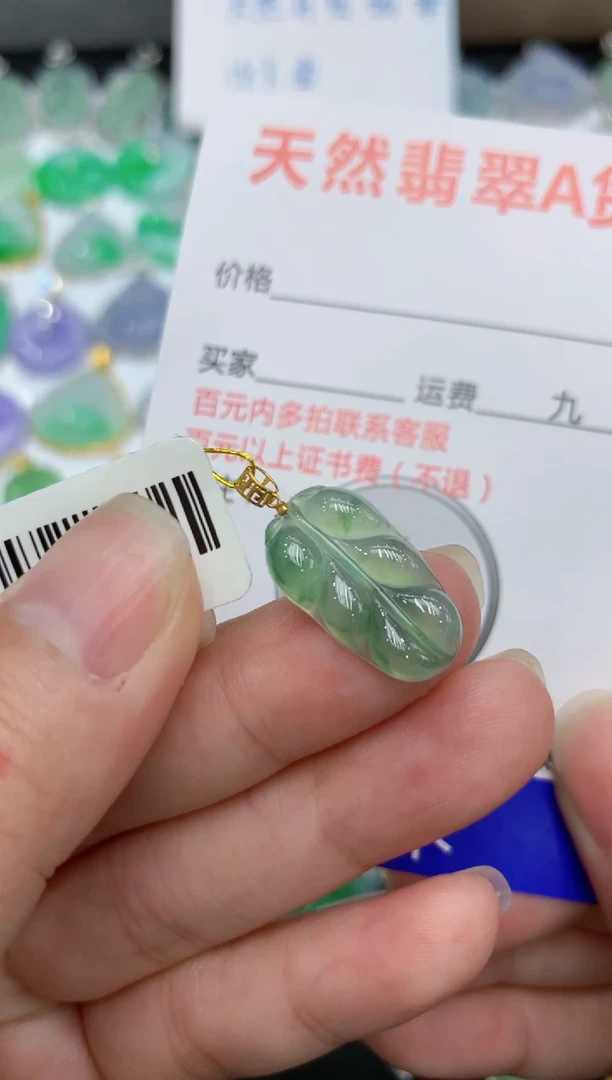 【闪购商品】翡翠颈饰18K金镶嵌111111111111