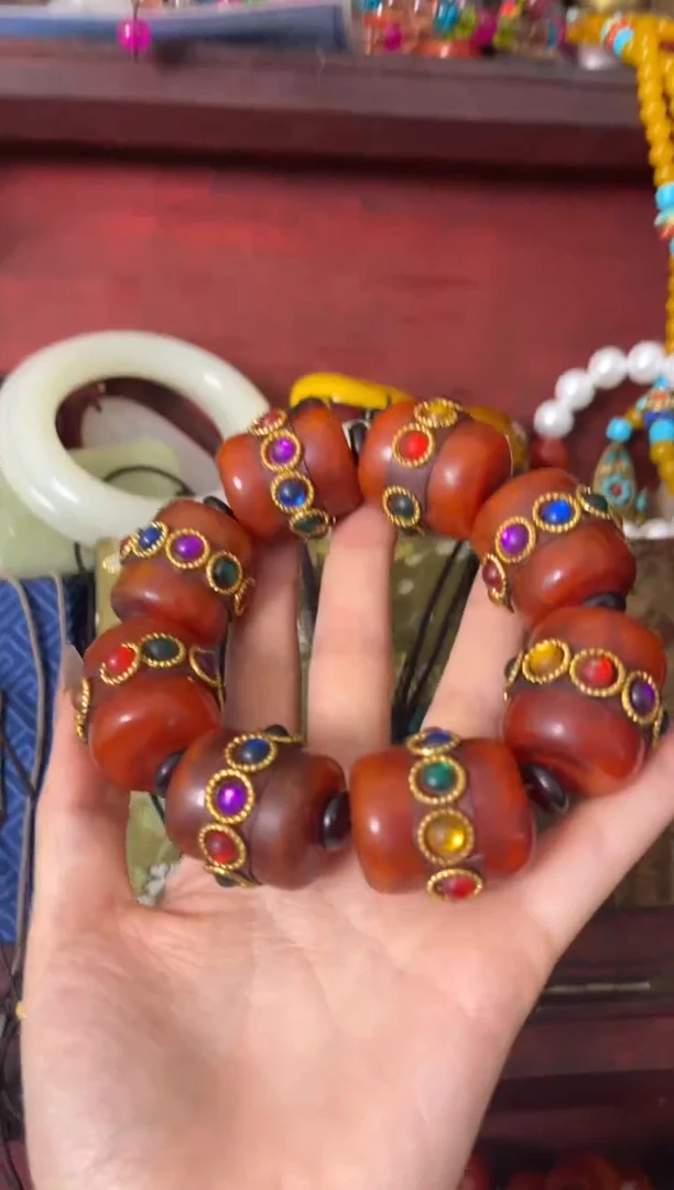 【闪购商品】蜜蜡手链未镶嵌-------------