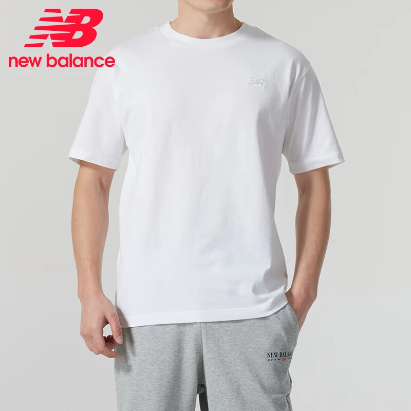 New Balance 2025年新款纯色运动休闲圆领夏季纯棉短袖 MT41533