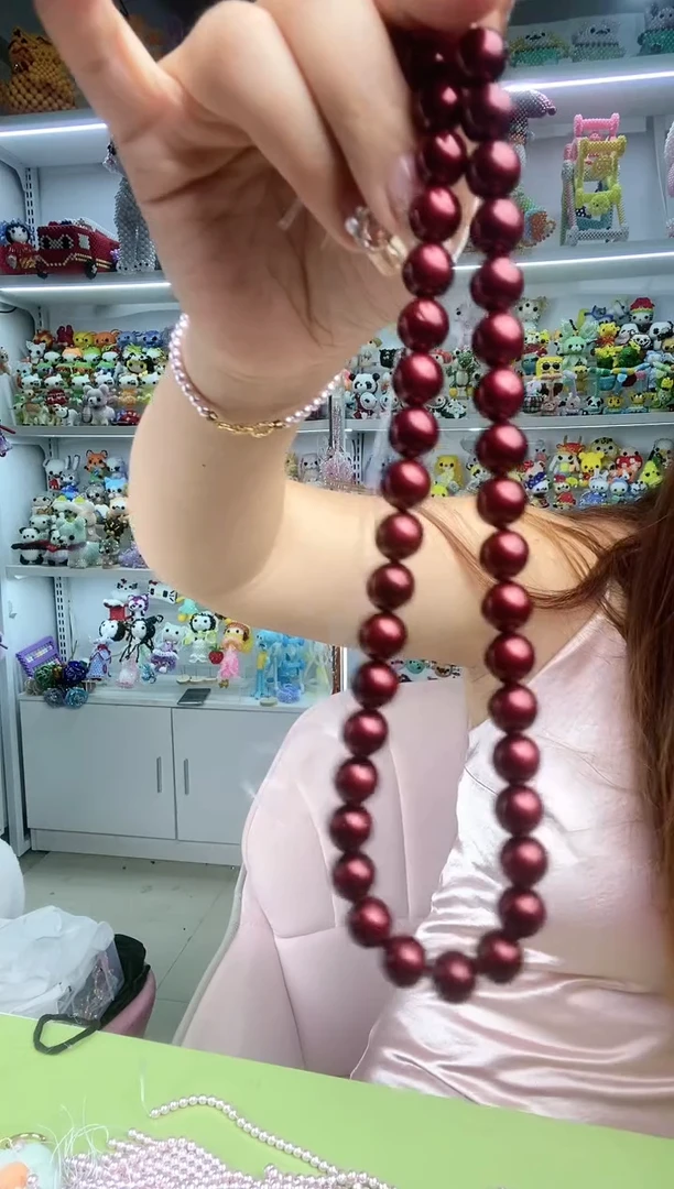 玻璃24105卡4华子珍珍1条安个拉红
