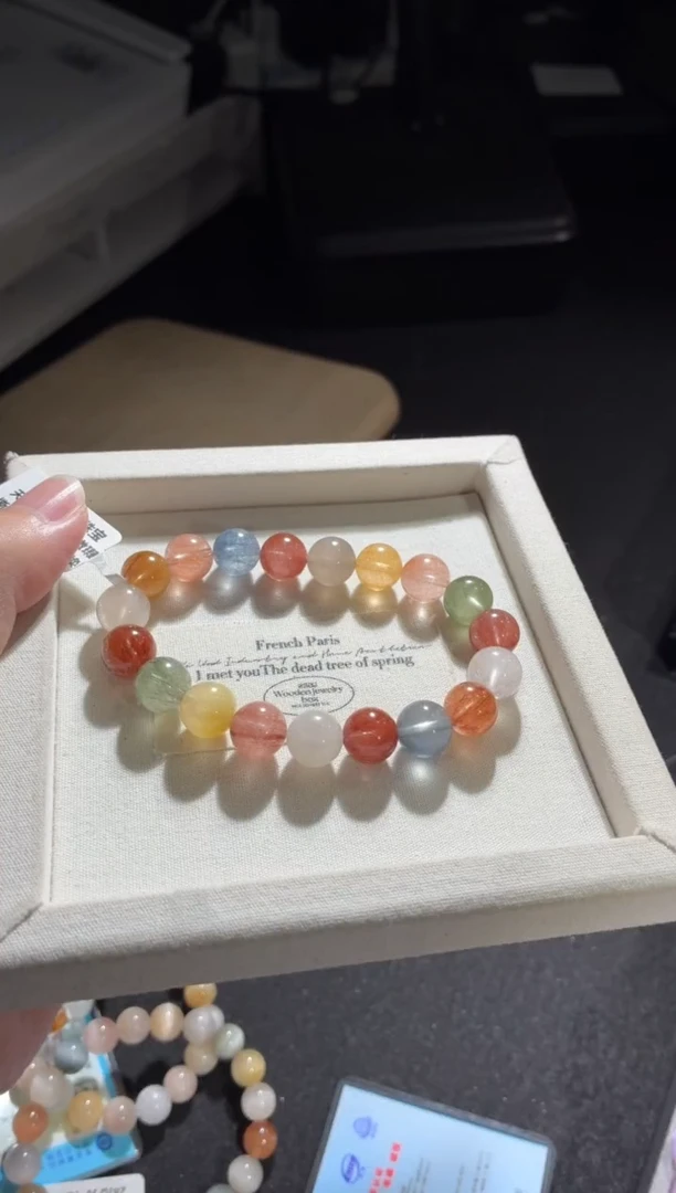 未镶嵌手链发晶235号多样性发一V 10+