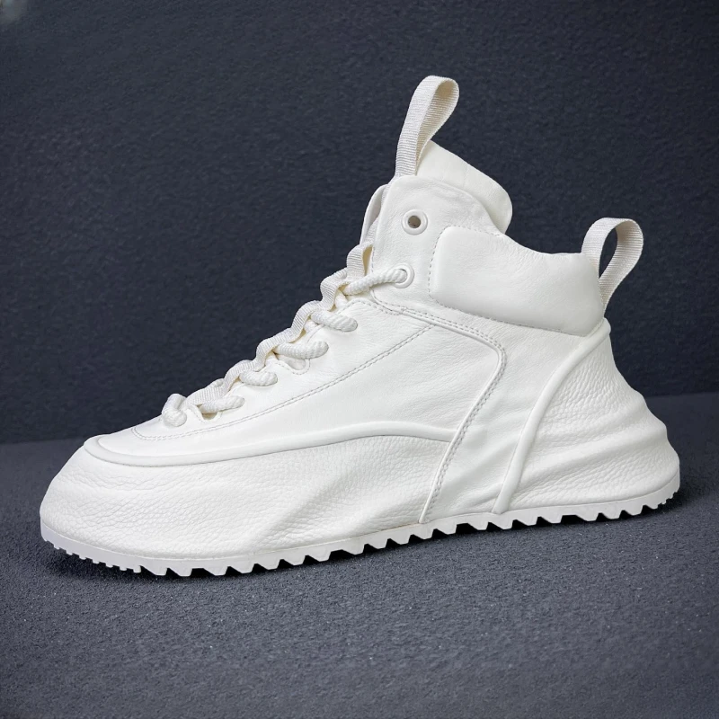 纪诗哲男士鞋男鞋新款隐形增高鞋男生高帮鞋男加绒运行休闲棉鞋