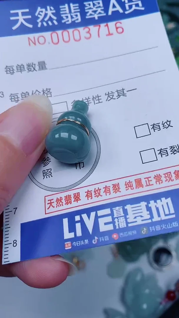 翡翠未镶嵌颈饰00003716