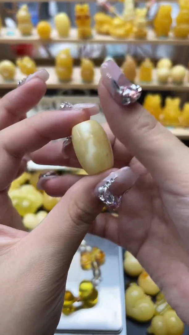 琥珀未镶嵌珠宝奇石016琥珀蜜蜡微瑕