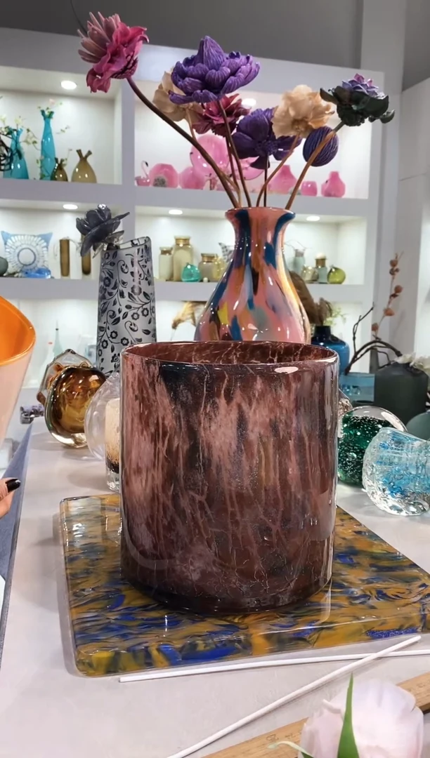 K***y慕忆家手作琉璃花瓶20*20