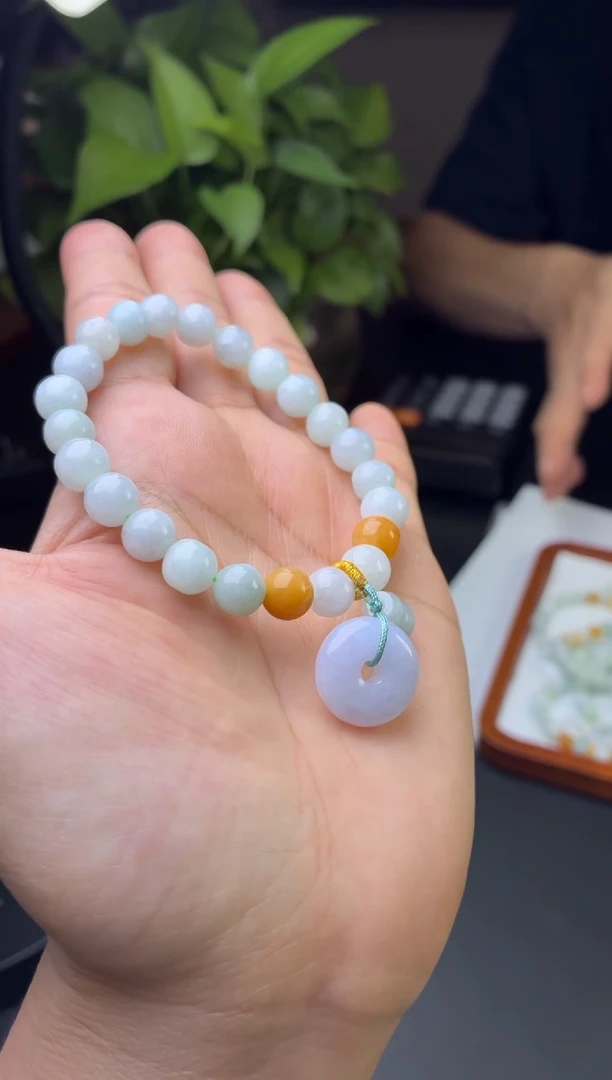 未镶嵌手串翡翠缅甸天然翡翠手串 多样性发一