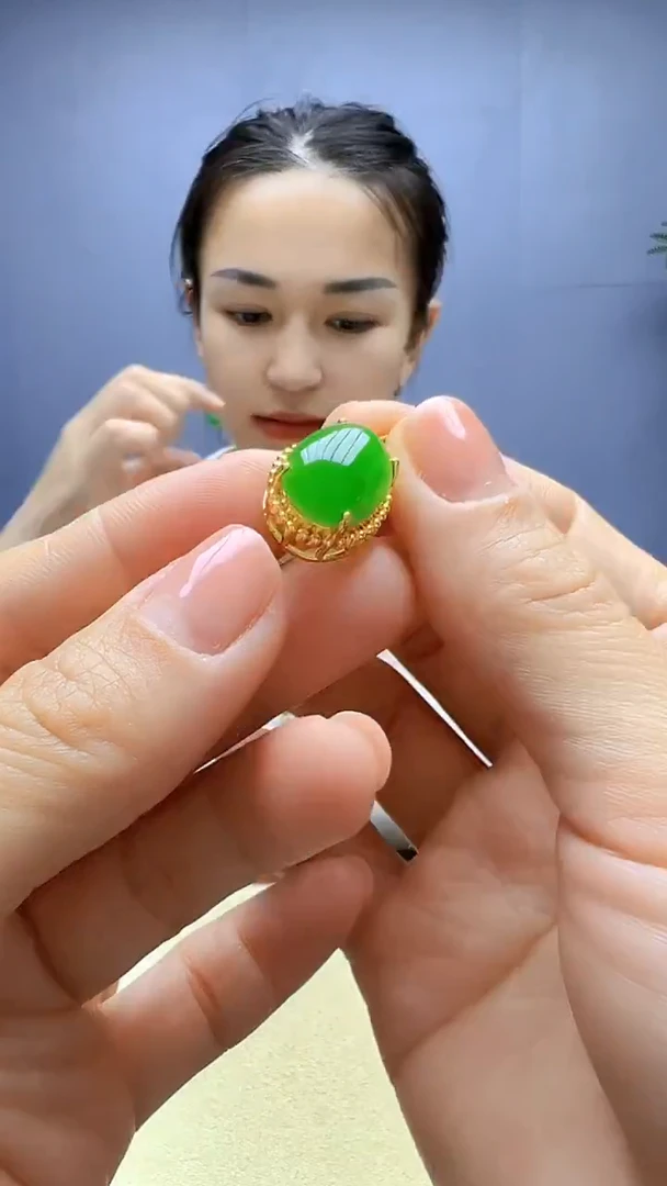 颈饰14K金镶嵌和田玉随昔diy颈饰