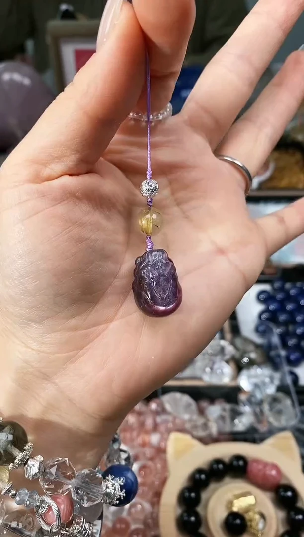 颈饰锂辉石未镶嵌77a拍十四发一/6.3/1个