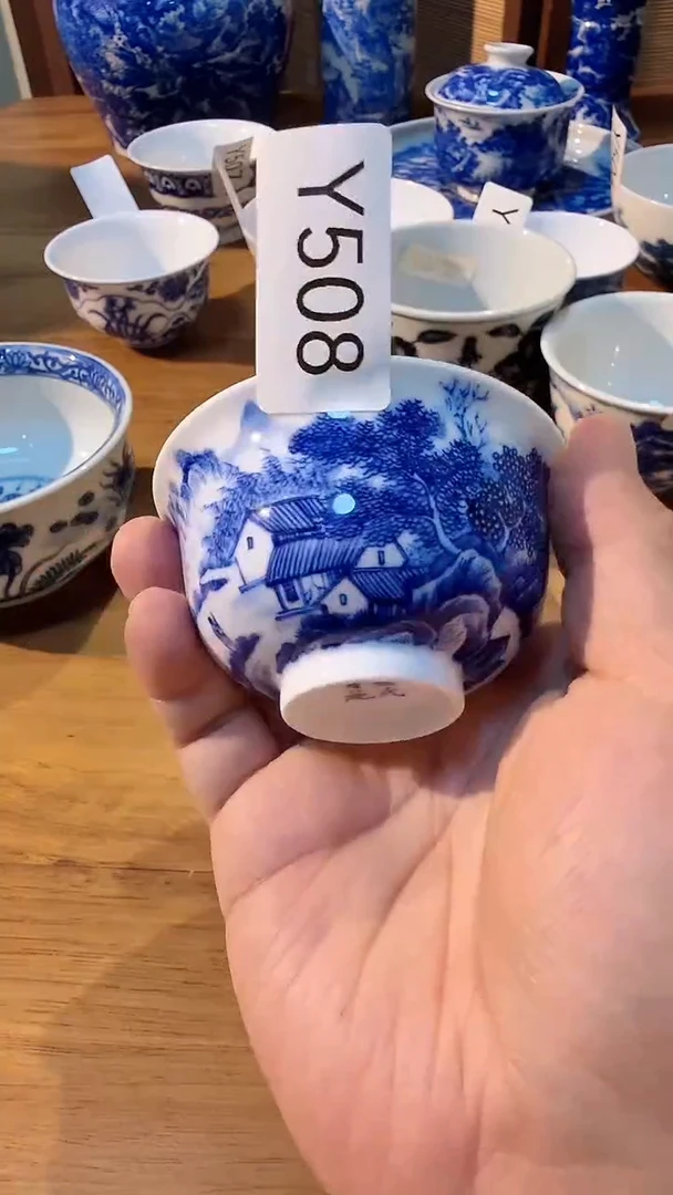 瓷片Y508家庭日用瓷器摆件