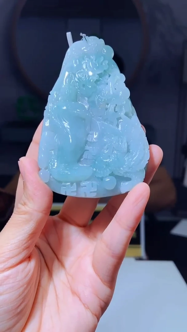 定制翡翠未镶嵌闪购毛货链接DY036