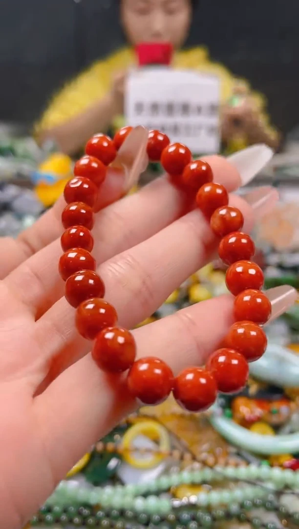 【闪购商品】翡翠颈饰未镶嵌8-9MM/M/翡翠A货一图一物