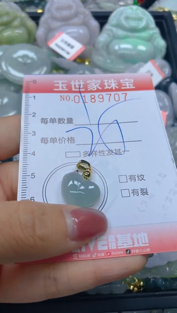 【闪购商品】翡翠颈饰未镶嵌闪购0189707