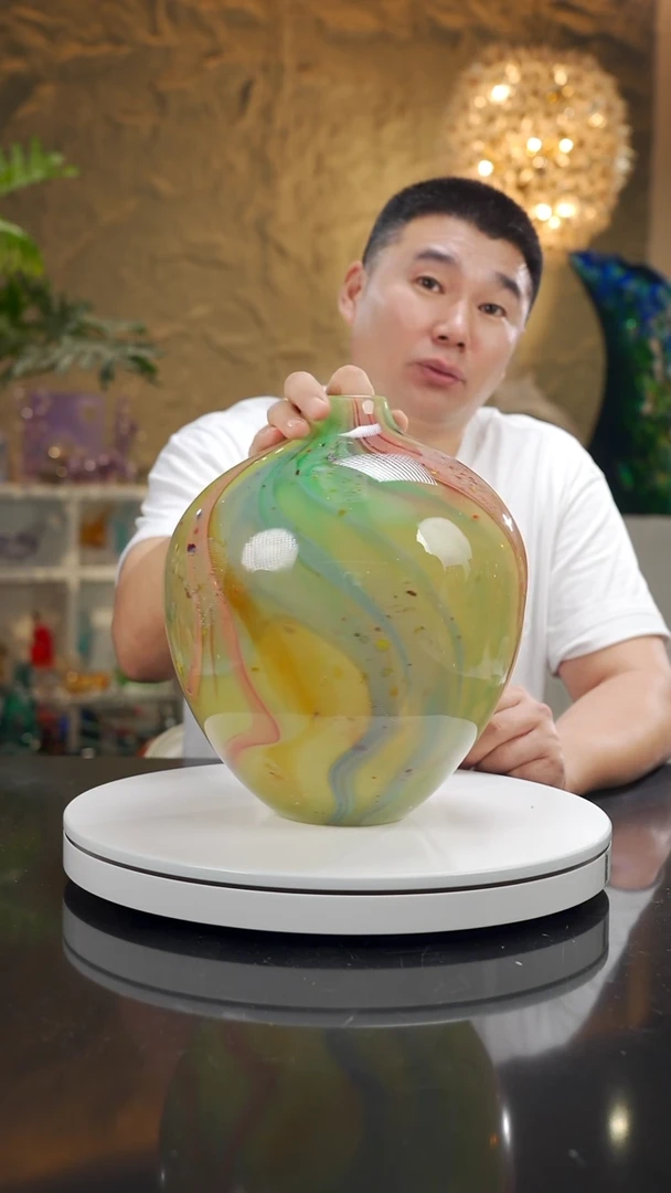 摆件福利设计款璃彩花瓶73号