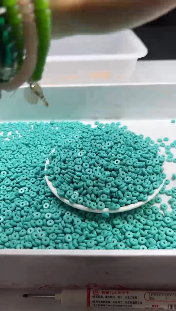 未镶嵌颈饰玛瑙/玉髓w3030高瓷绿松算盘6*3mm*30颗
