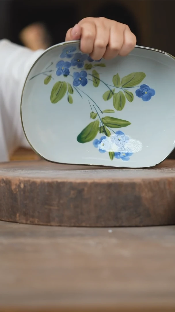 瓷片景德镇高温釉下彩（食品级）