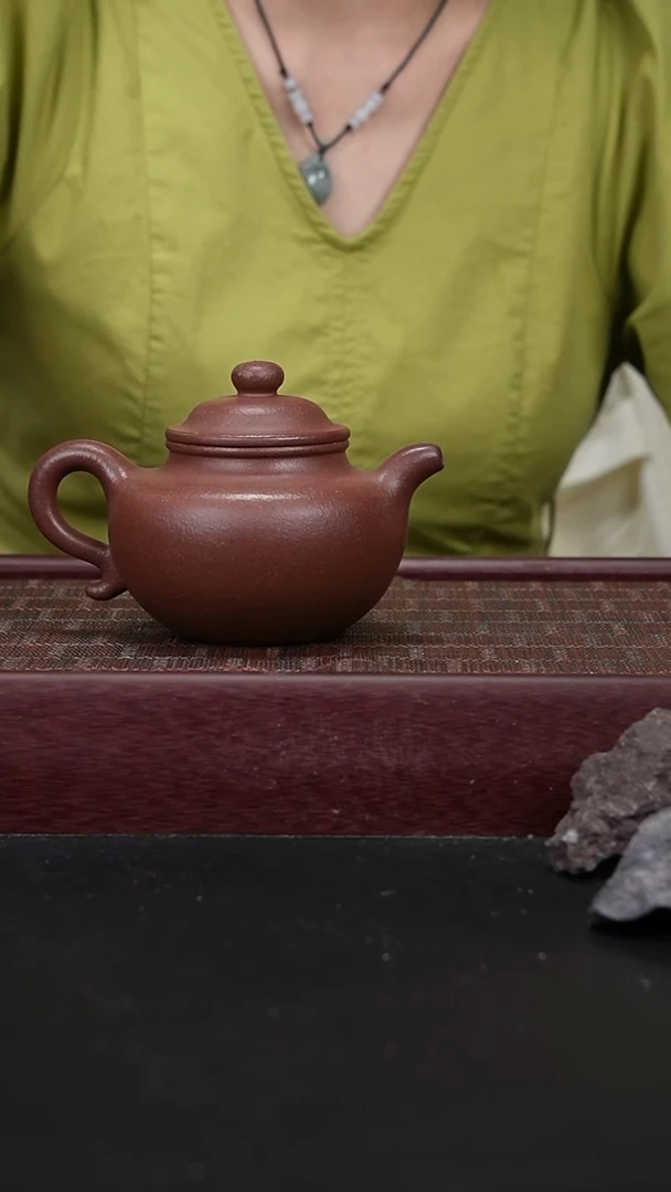 茶壶紫砂LY千禧紫泥莲子