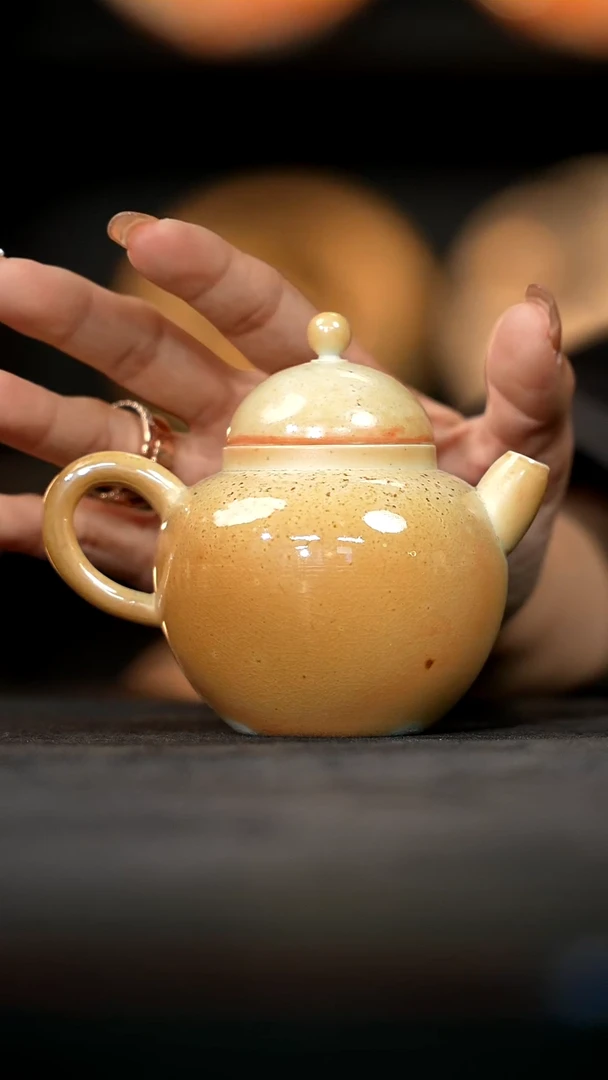 厚山柴烧体验款微瑕壶