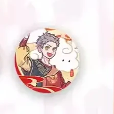 非人哉烟花岁月系列陶瓷杯垫原创卡通防滑吸水防烫隔热垫