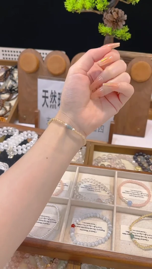 未镶嵌手串水晶