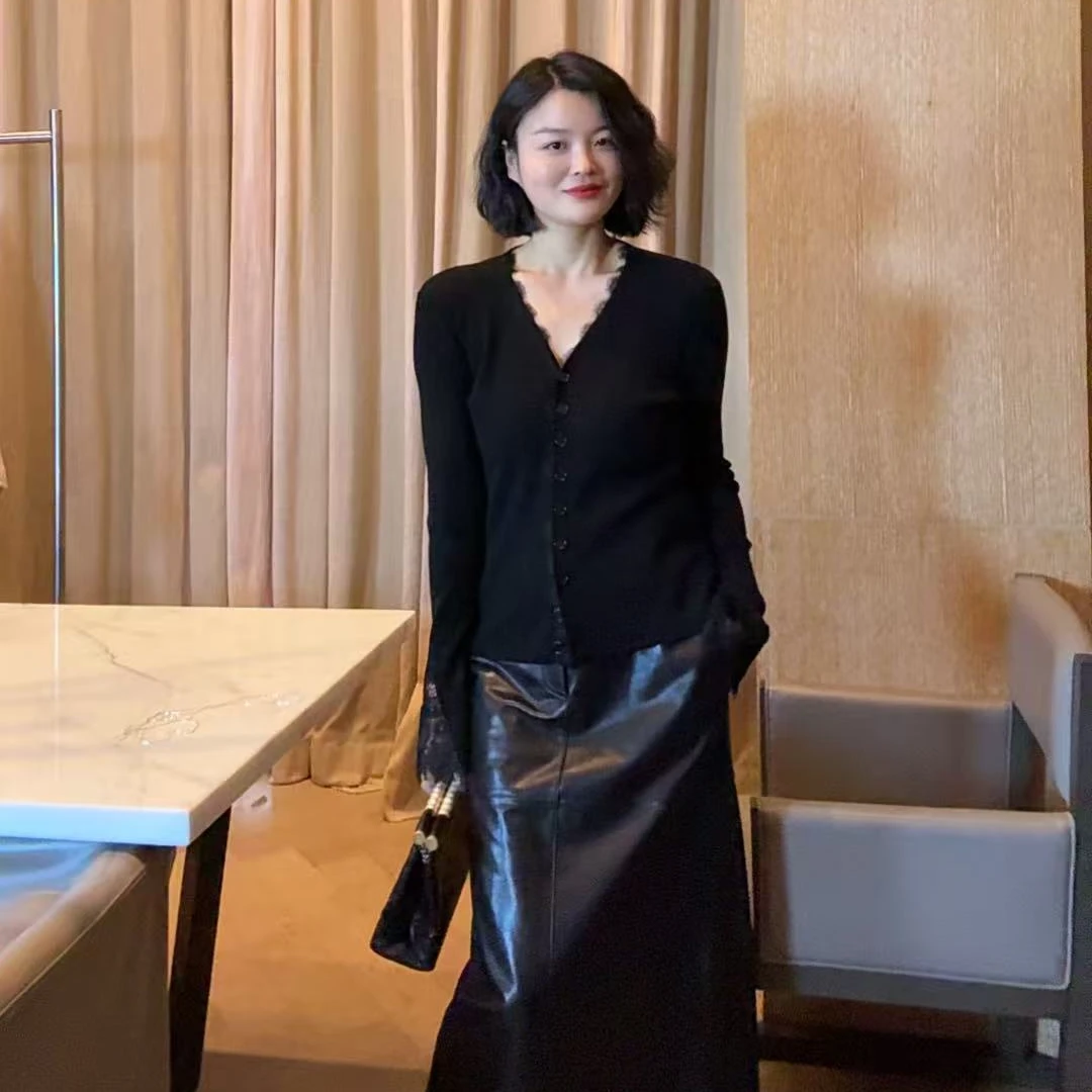 TANTAN 显瘦气质长袖百搭秋季羊毛上衣XD 2594