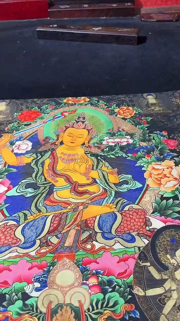 卷轴画藏式珍藏彩绘艺术馆12