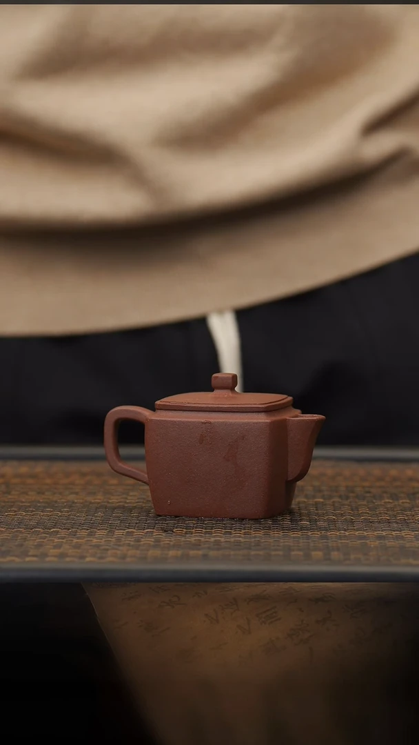 【闪购商品】紫砂茶壶49空山造器 拼配桃花料/徐明浩监制
