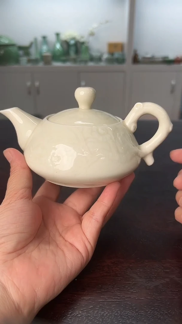 龙泉云间青瓷小米茶器