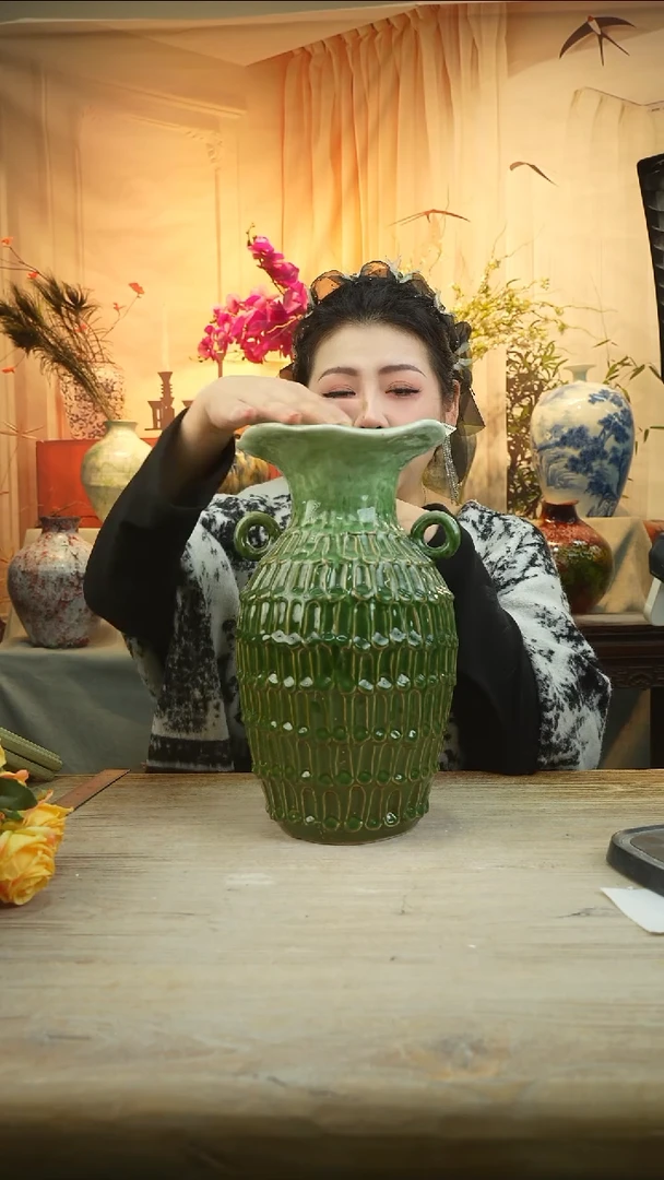 高34口17高温花瓶花器