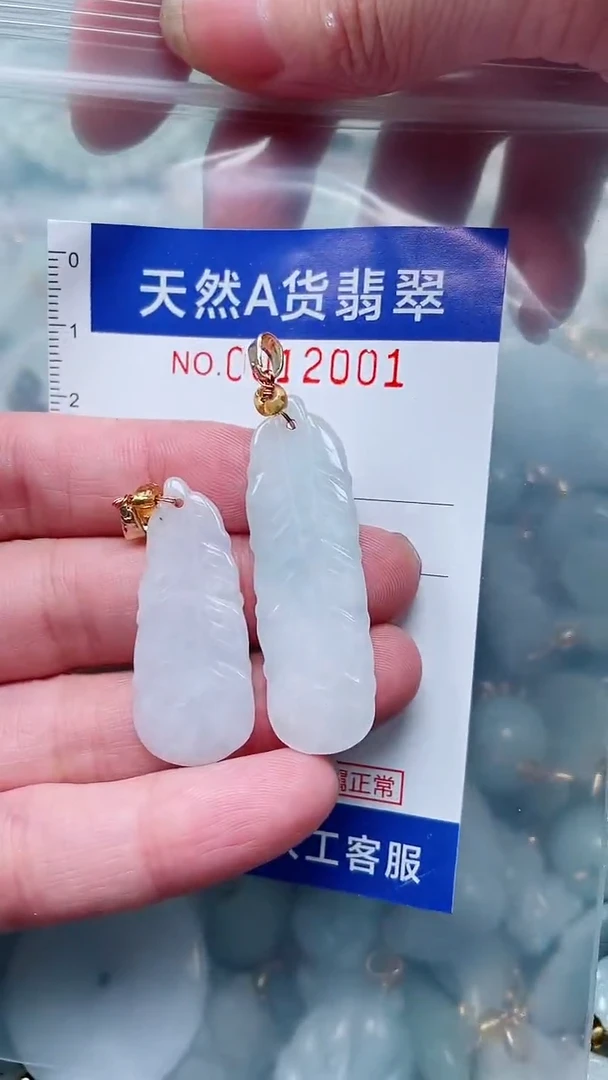 翡翠未镶嵌吊坠(不含链)1