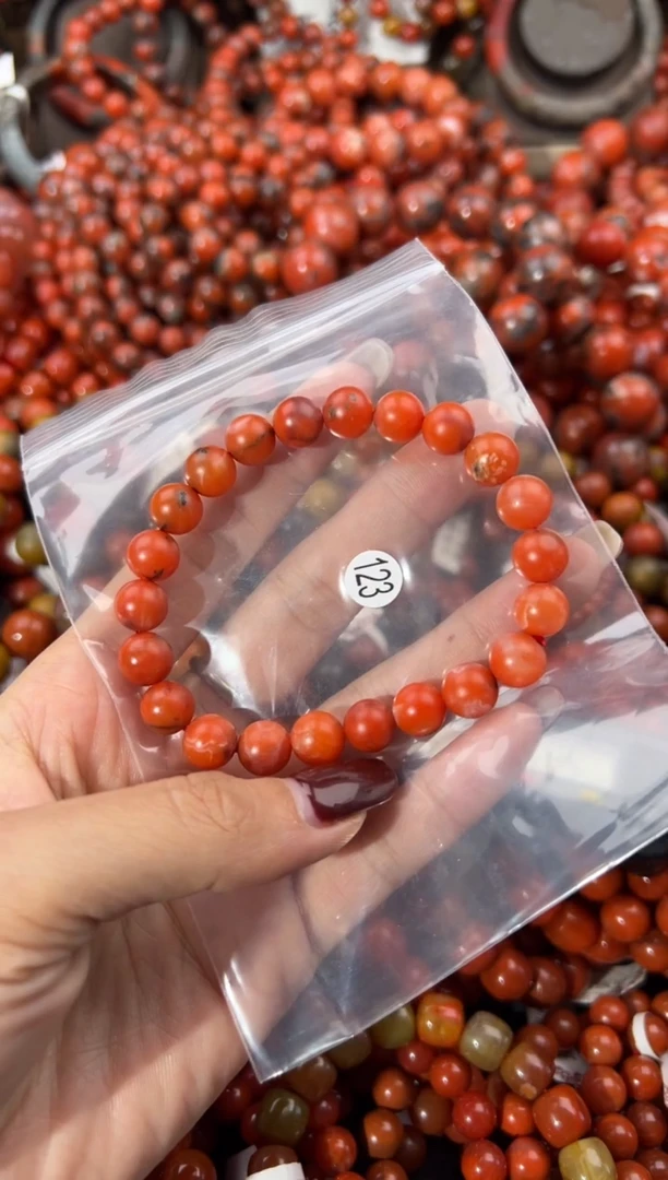 未镶嵌手串南红玛瑙8+