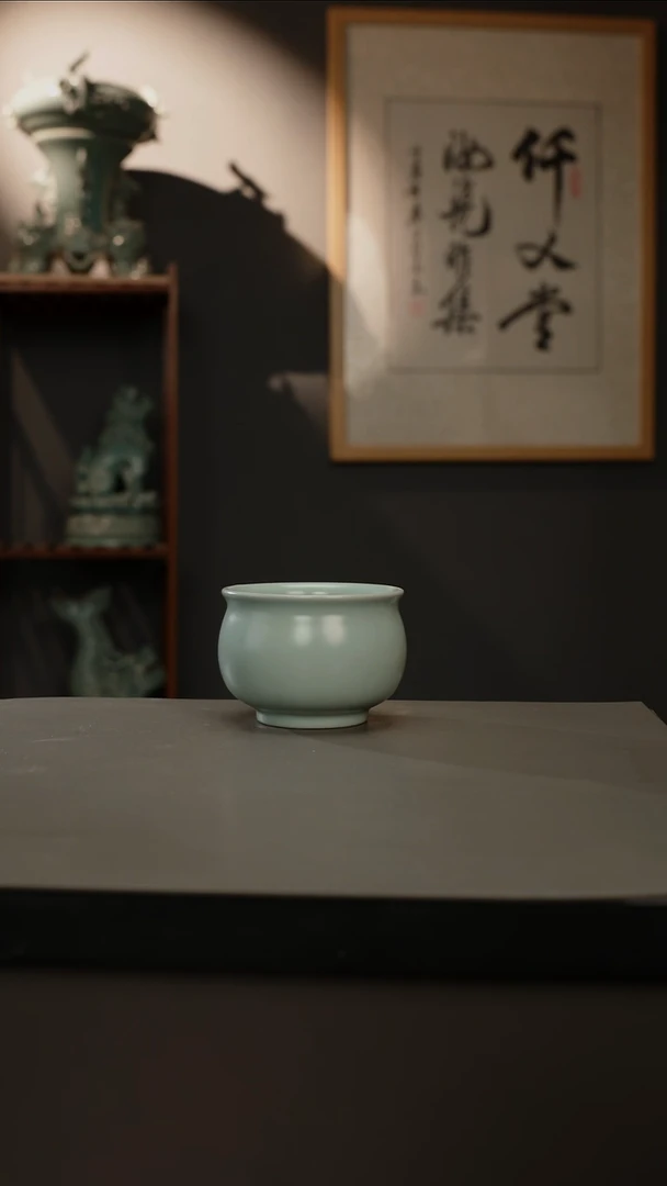 【闪购商品】杯仿古釉原矿 大度杯