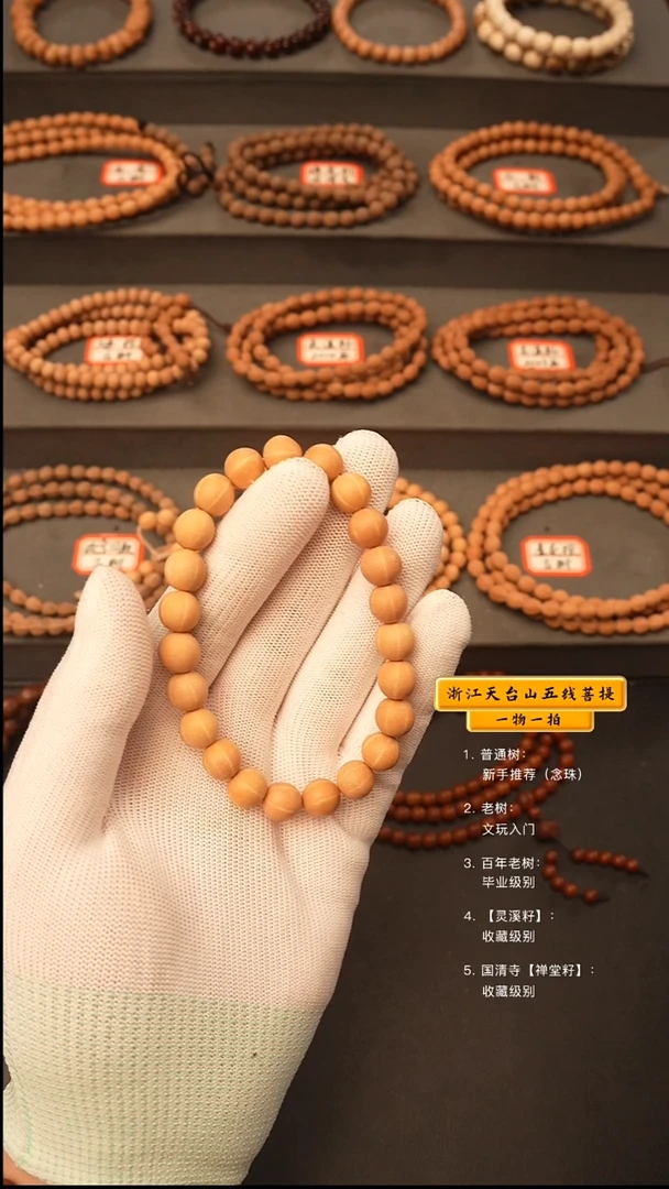 吊坠五线菩提黑*手串