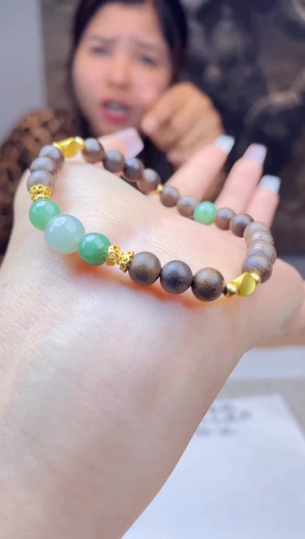 未镶嵌手串翡翠手串