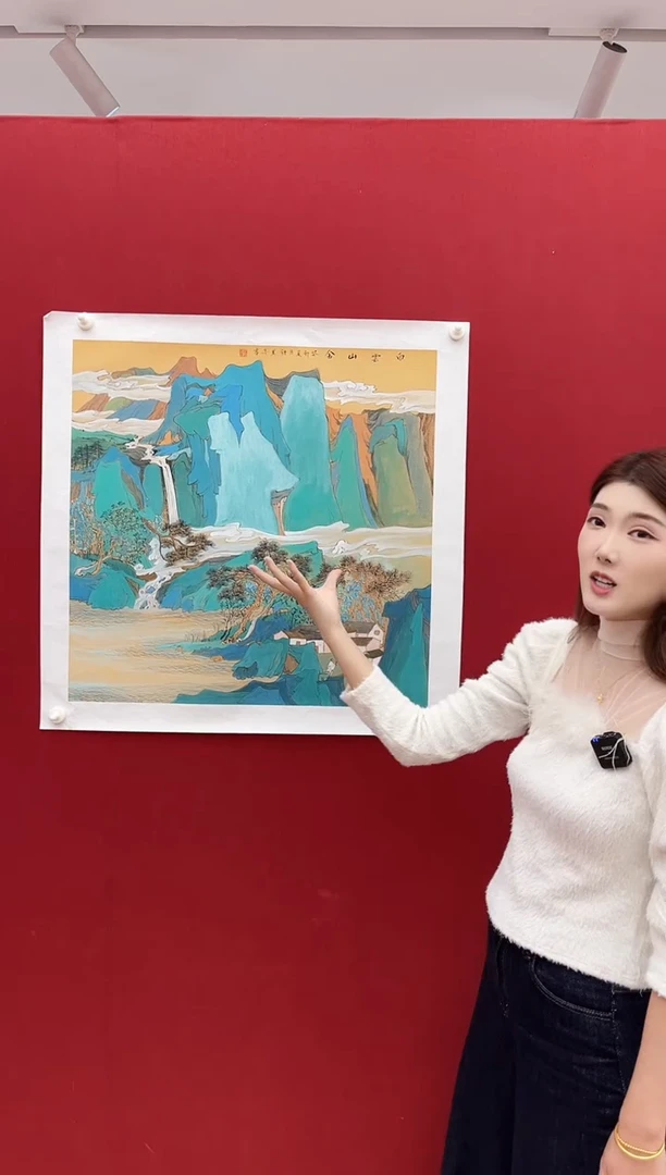 国画钟美景老师作品