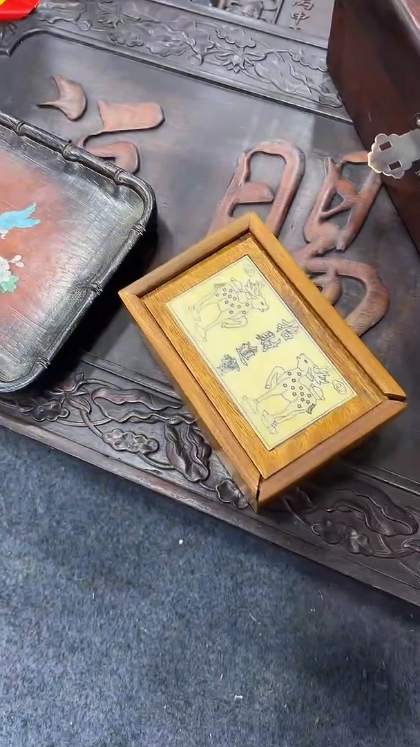 木沐头淘摆件木雕件