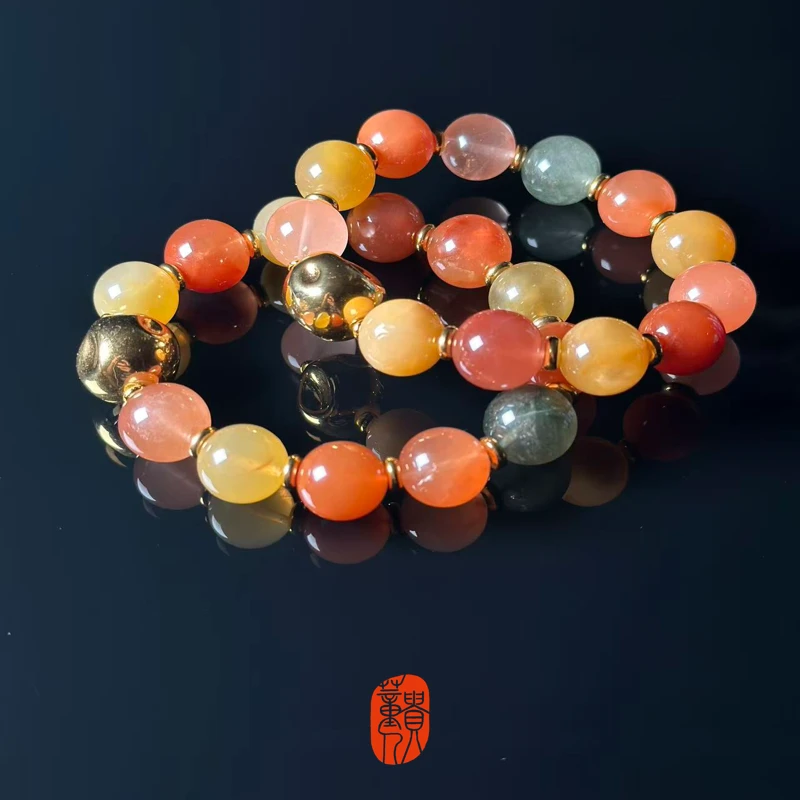 天然精品老矿福禄寿兔毛水晶手串 多样性发货（发其一）