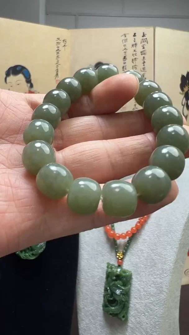 手串未镶嵌和田玉手串