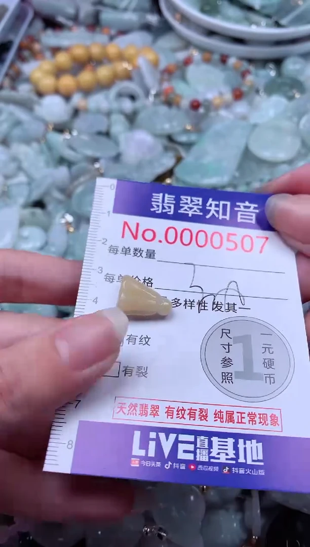 翡翠未镶嵌吊坠(不含链)507