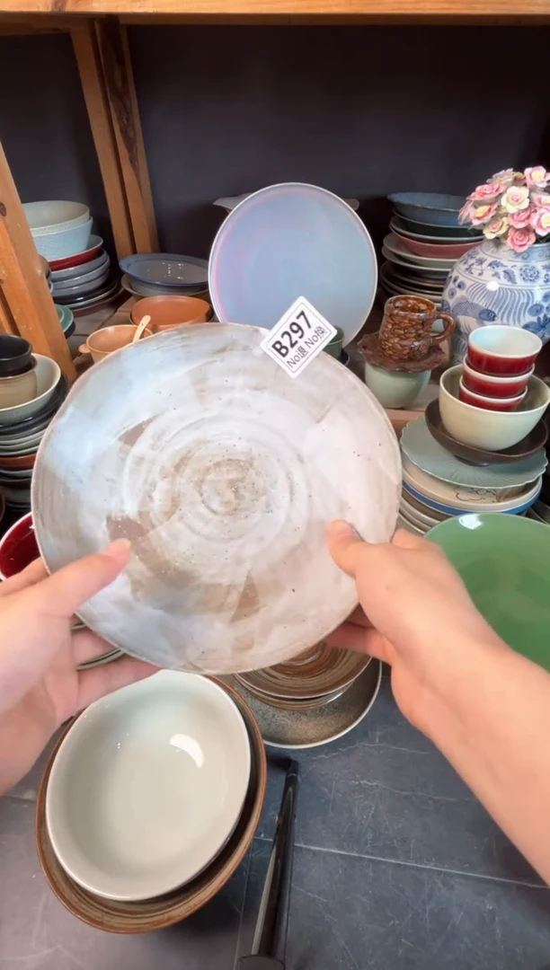 瓷片冰***冰b297陶泥手刷圆盘