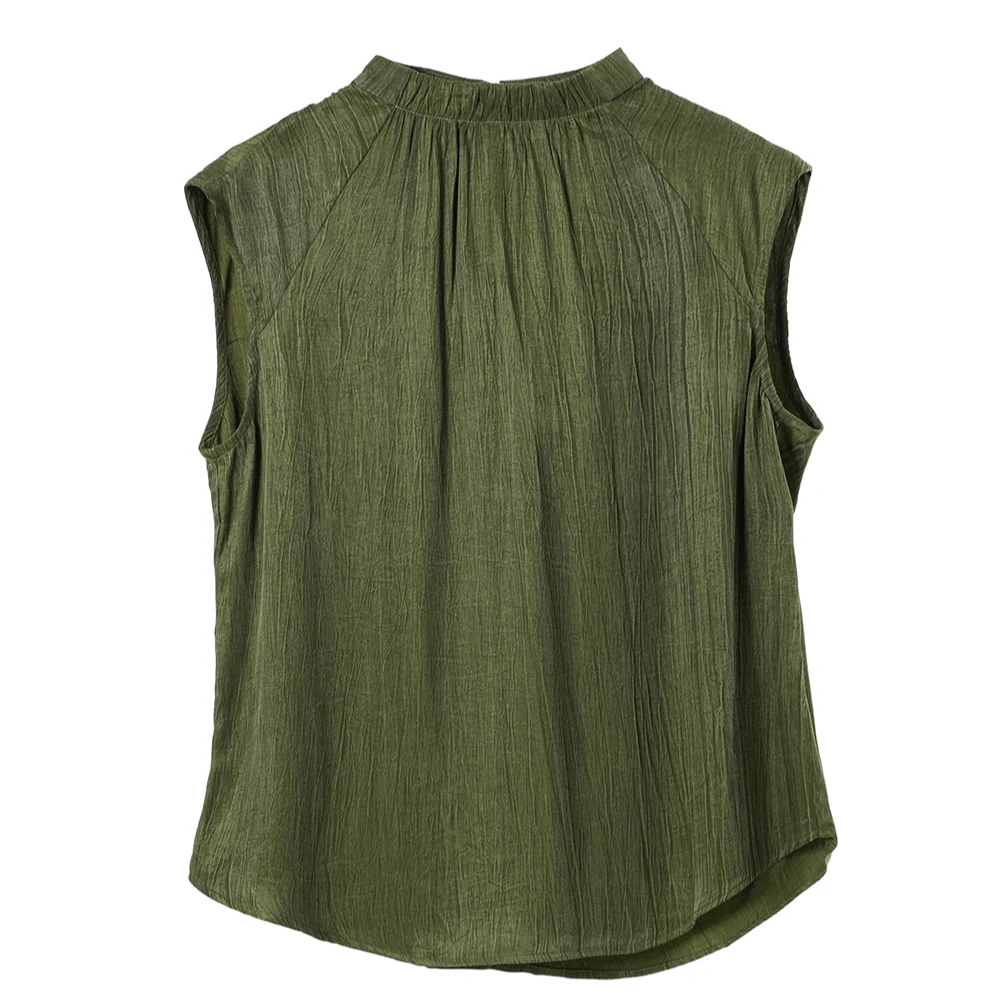 素白铜氨丝套头上衣SB2506CS01750